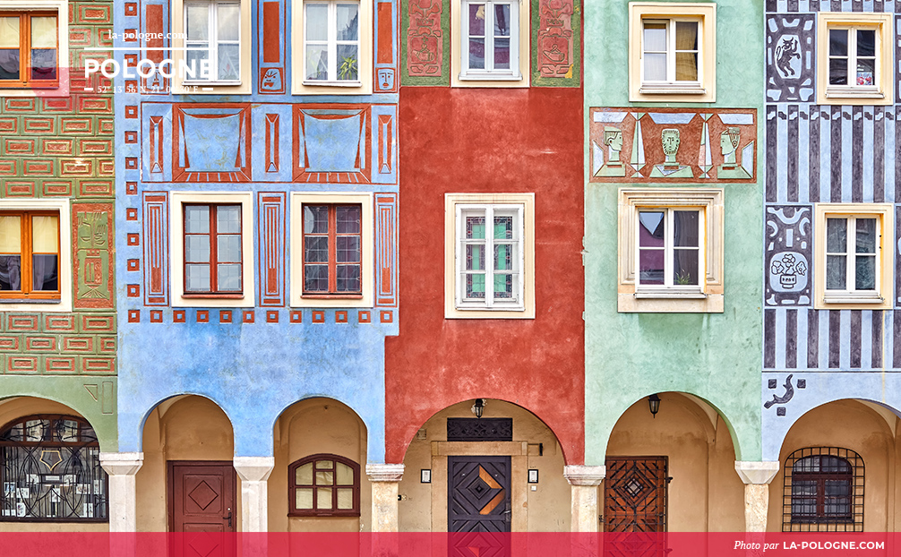 Maisons colorées de Poznan